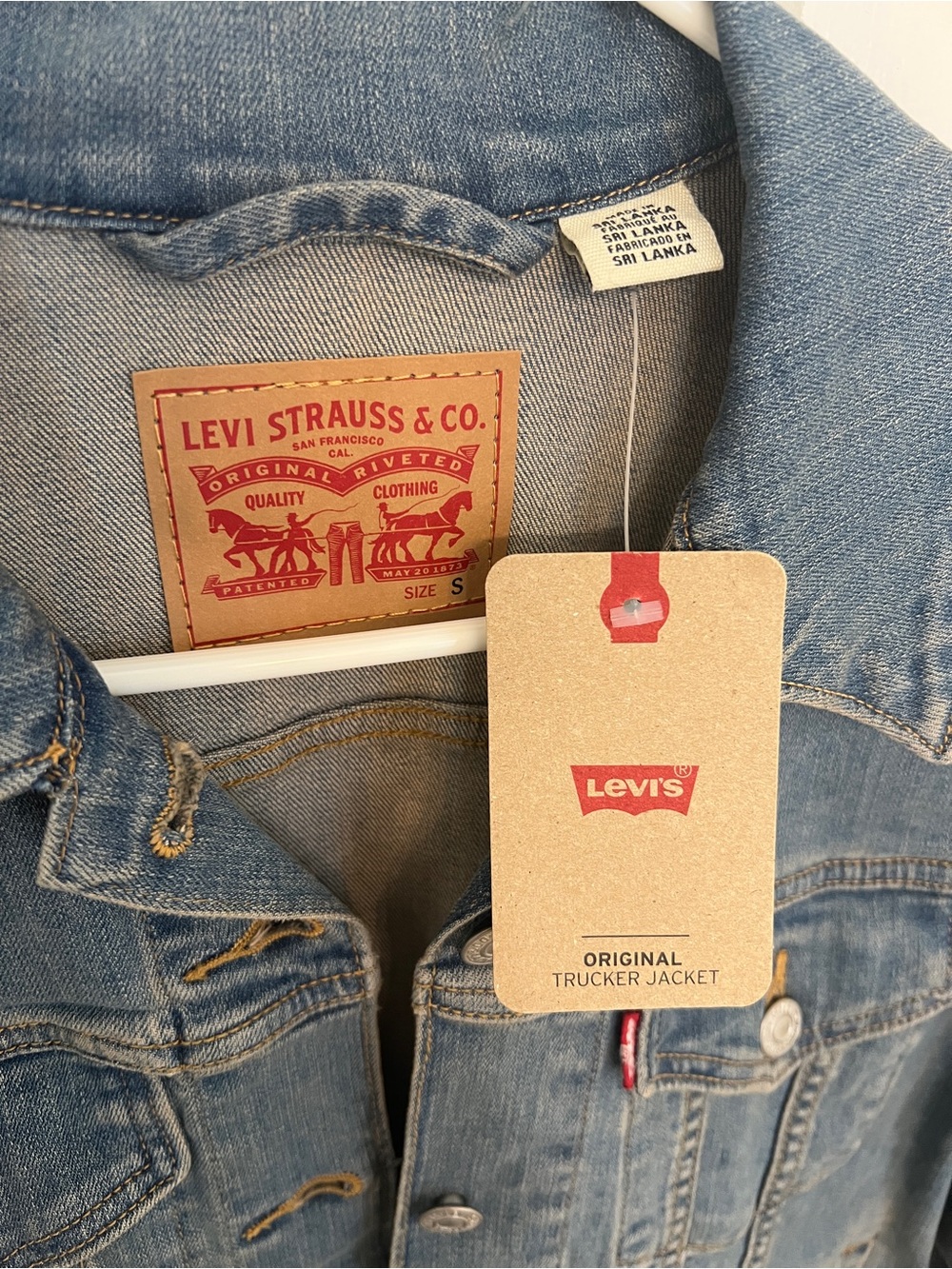 Levi's Blue Denim Jacket - Picture 3 of 3
